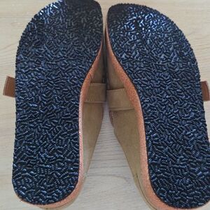 Round Toe Low Heel Buckle Loafers - New, In Box